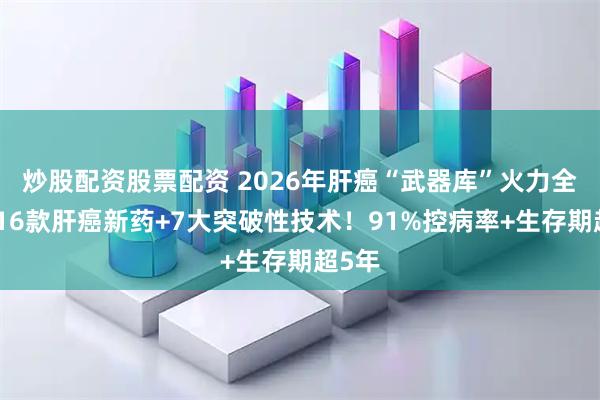 炒股配资股票配资 2026年肝癌“武器库”火力全开：16款肝癌新药+7大突破性技术！91%控病率+生存期超5年